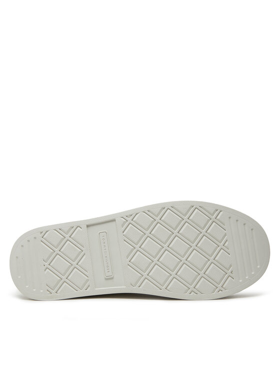 Tommy Hilfiger Superge Tommy Hilfiger Th Platform Sneaker Lthr FW0FW08209 Écru