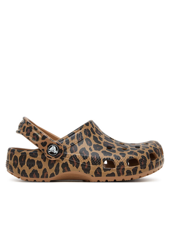 Crocs Шльопанці Crocs Classic Animal Clog 211881 Коричневий