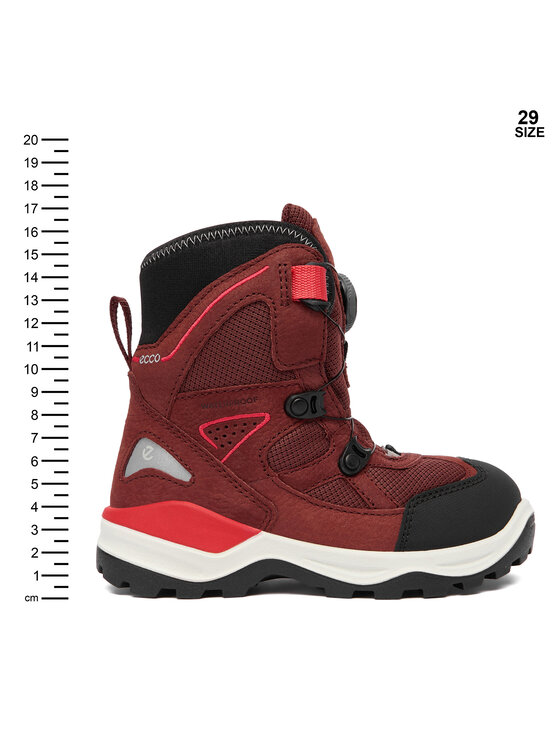 ECCO Śniegowce ECCO Snow Mountain 71033261049 Czerwony