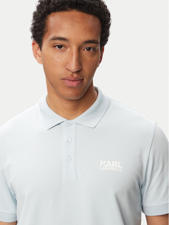 KARL LAGERFELD KARL LAGERFELD Polo 745780 563235 Azul claro Regular Fit