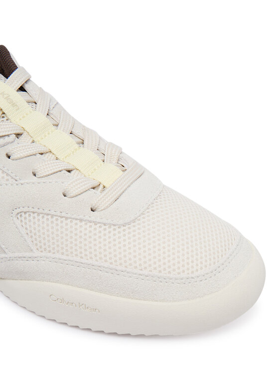 Calvin Klein Laisvalaikio batai Calvin Klein Low Pro Runner Refl Mesh Sue HW0HW03100 Kreminė