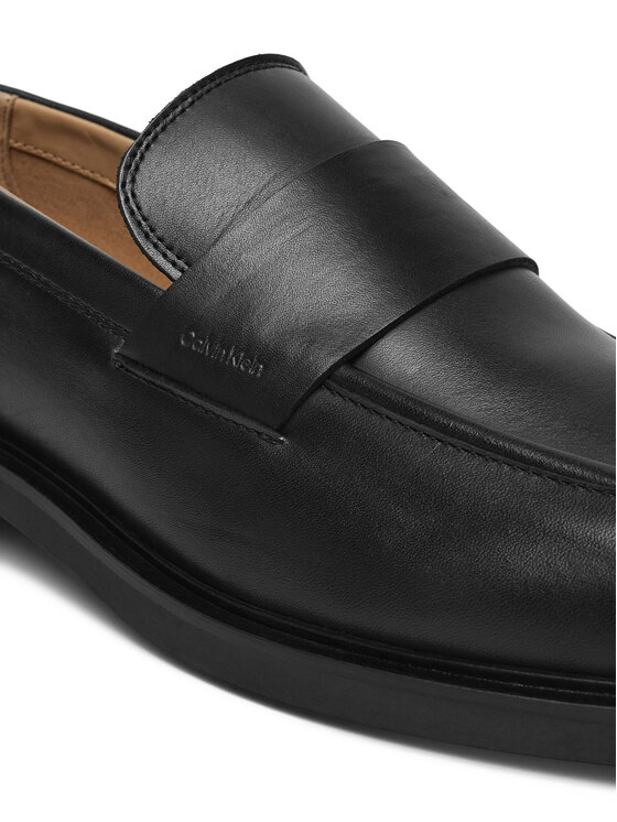 Calvin Klein Lordsy Calvin Klein SQ RUBBER LOAFER HM0HM01901 Čierna