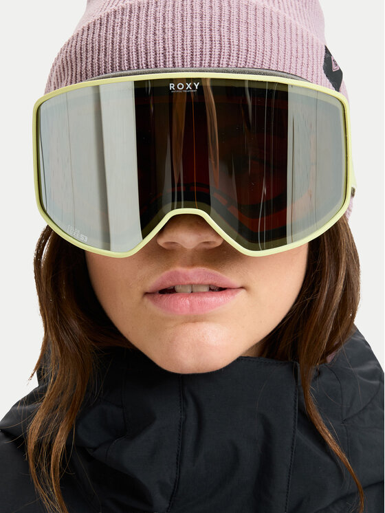 Roxy Окуляри для зимових видів спорту Roxy Storm ERJTG03250 Жовтий