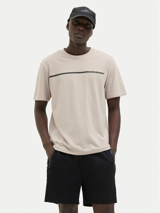 Jack & Jones Jack & Jones Marškinėliai Fusion 12273120 Smėlio Regular Fit