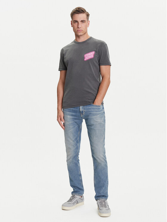 Tommy Jeans Tommy Jeans T-shirt Novelty DM0DM21829 Grigio Regular Fit