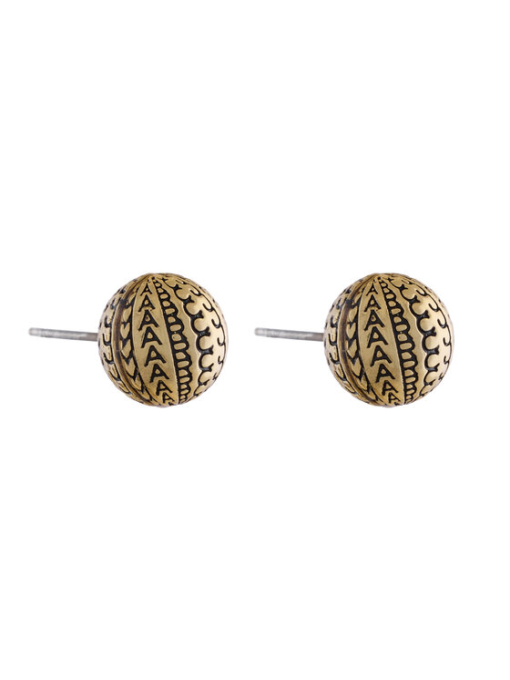 Marc Jacobs Сережки Marc Jacobs The Monogram Stud 2S4JER001J53 Золотий