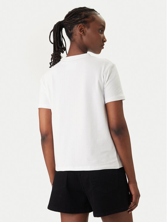 Versace Jeans Versace Jeans Camiseta 80HAHT09 Blanco Regular Fit