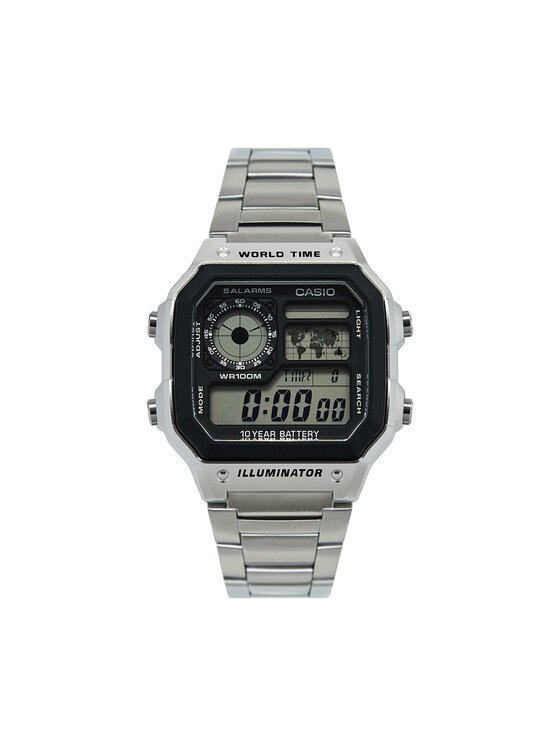 Casio Годинник Casio AE-1200WHD-1AVEF Срібний