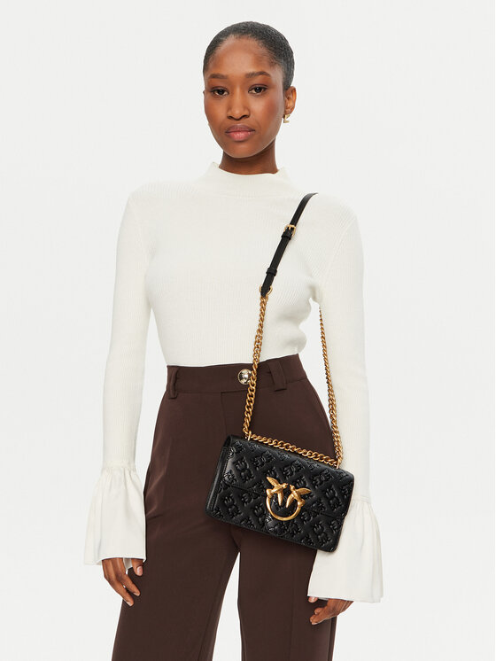 PINKO Soma Pinko Love One Mini Dc AI 24-25 PLTT 100074 A1YB Melns
