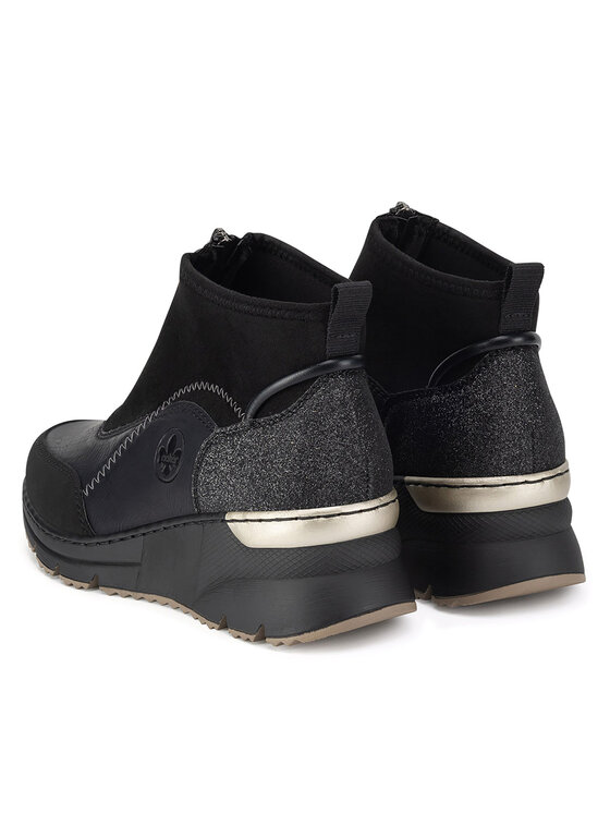 Rieker Sneakersy Rieker N6361-00 Czarny