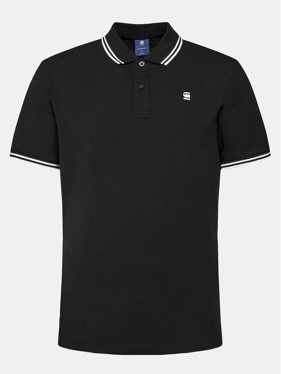 G-STAR G-Star Raw Поло Dunda D17127-5864 Чорний Slim Fit