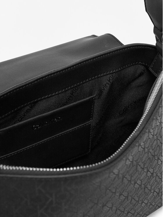 Calvin Klein Дамска чанта Calvin Klein Ck Must Satchel_Mono K60K613181 Черен
