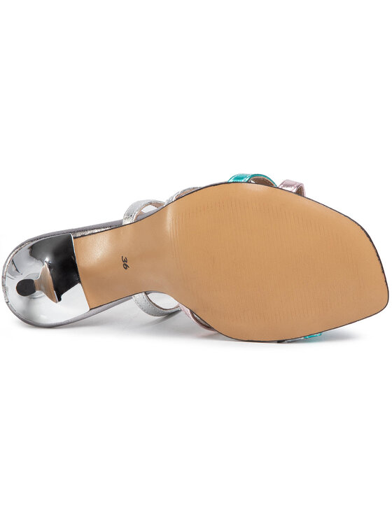 Ann Mex Sandale Ann Mex 0914 11SR+13SR+02SR Srebrna
