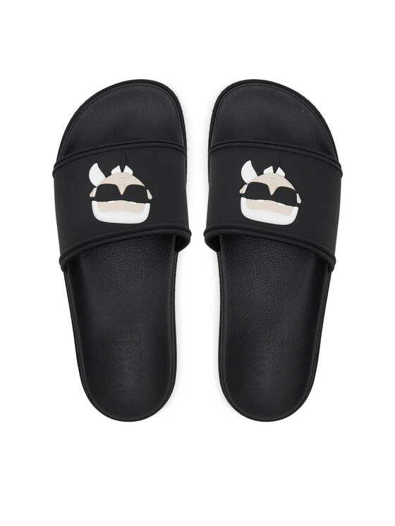 KARL LAGERFELD Шльопанці KARL LAGERFELD Kondo Tred KL70905 Чорний