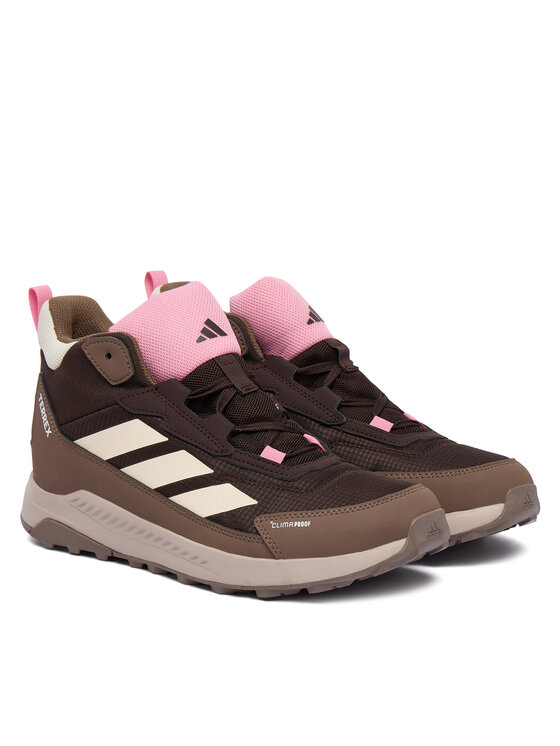 adidas Bakancs adidas Terrex Anylander Mid Climaproof Junior Hiking Shoes KJ2665 Barna