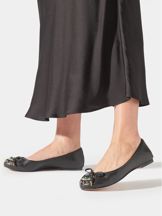 Kurt Geiger Baleríny Kurt Geiger Eye Emb 1289000109 Čierna