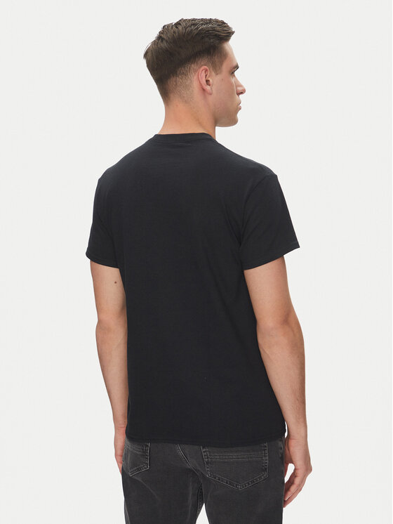 Etnies Etnies T-shirt Puma 4130004126 Crna Regular Fit