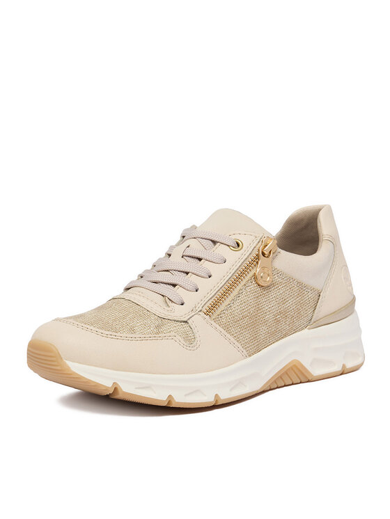 Rieker Sneakersy Rieker 48101-60 Béžová