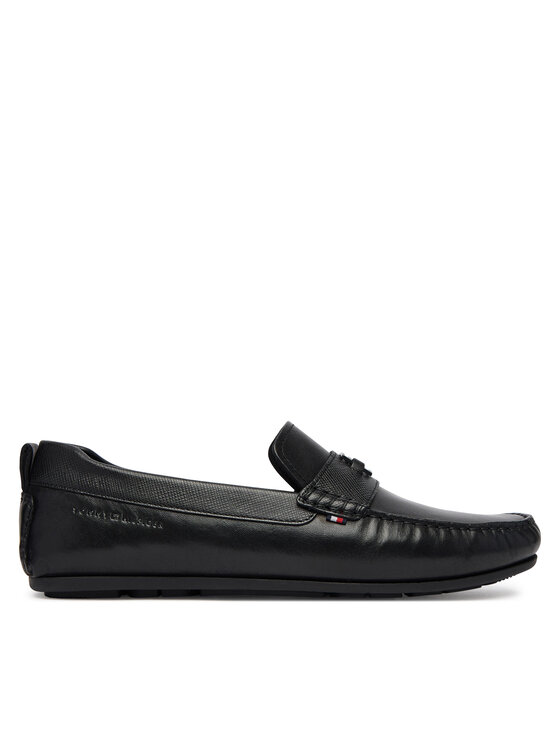 Tommy Hilfiger Mocasini Tommy Hilfiger Hardware Lth Driver FM0FM05855 Negru