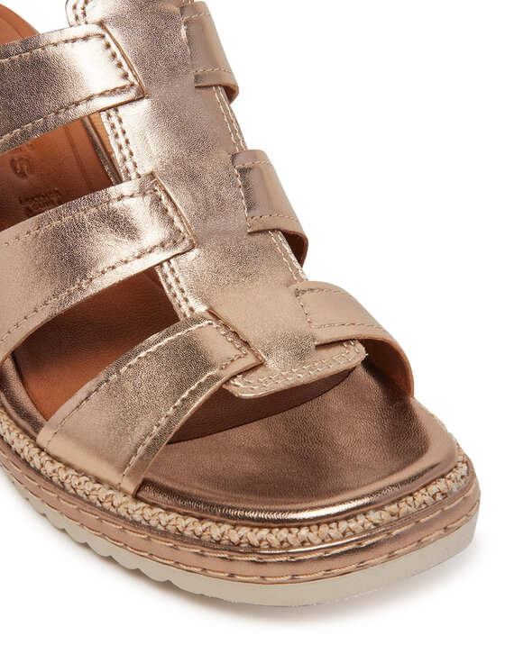 Tamaris Espadrilky Tamaris 1-27217-44 Zlatá