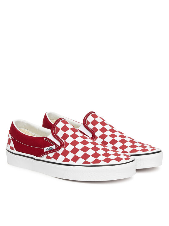 Vans Tenis superge Vans Classic Slip On VN000DAH14A1 Rdeča