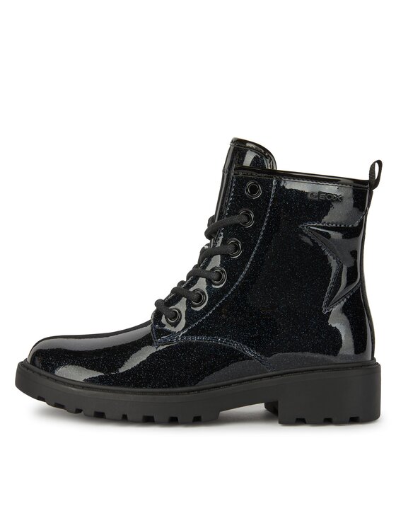 Geox Outdoorová obuv Geox J Casey Girl J9420G 000KC C4021 S Tmavomodrá
