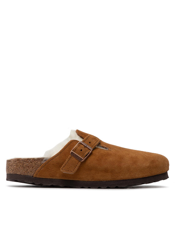 Birkenstock Шльопанці Birkenstock Boston Vl/Sheraling 1001141 Коричневий