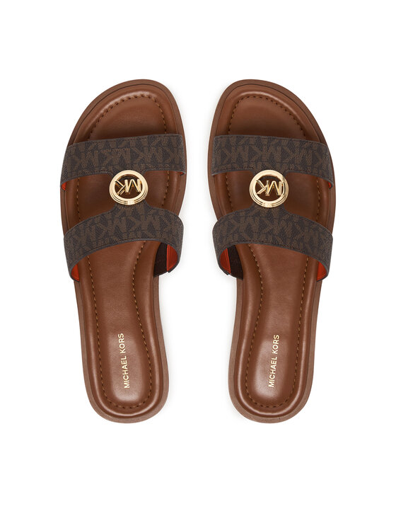 MICHAEL Michael Kors Šlepetės MICHAEL Michael Kors Ering Flat 40S6ERFS2B Ruda