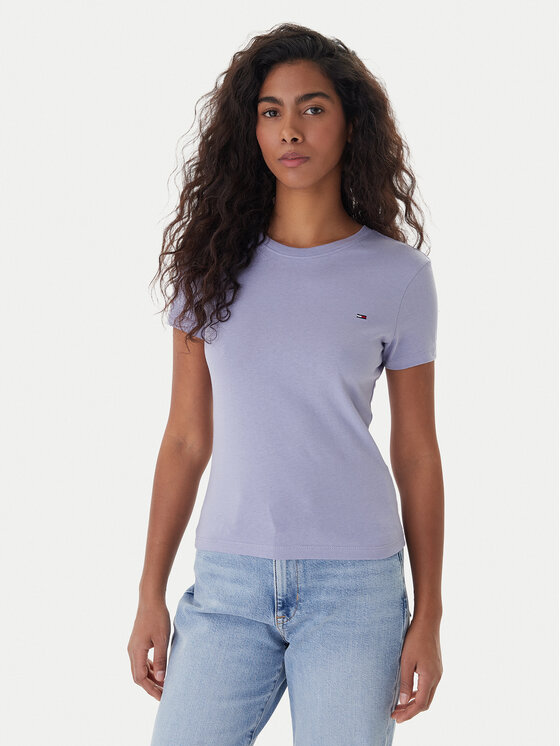 Tommy Jeans Tommy Jeans Camiseta DW0DW20459 Azul Slim Fit