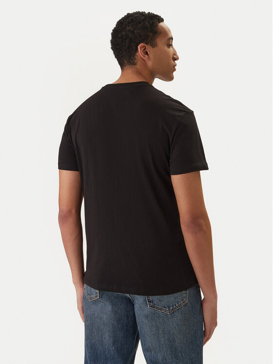 Tommy Jeans Tommy Jeans Camiseta Linear Logo DM0DM20744 Negro Regular Fit