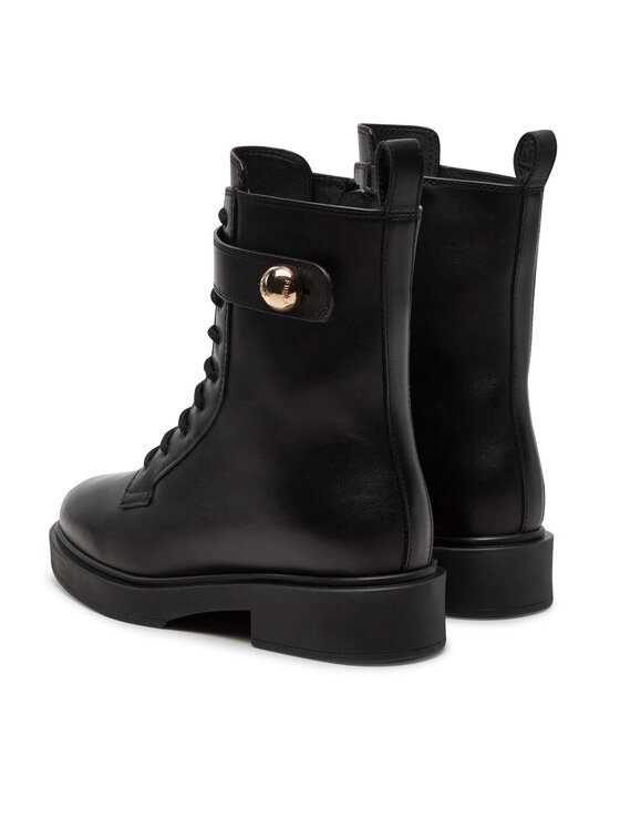 Furla Botines planos Furla Sfera Army YI46SFE WU0000 O6000 Negro