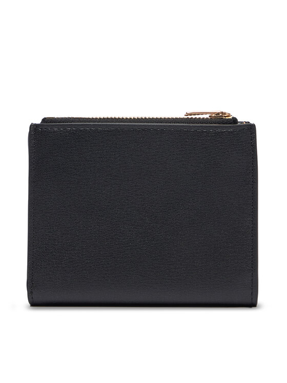 Calvin Klein Portfel Calvin Klein Foil Logo Dbl Zip Cardcase LV04F1135G Czarny
