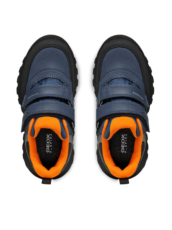 Geox Šnurovacia obuv Geox J Simbyos Boy B Abx J46L0B 0MEMS C0057 M Modrá