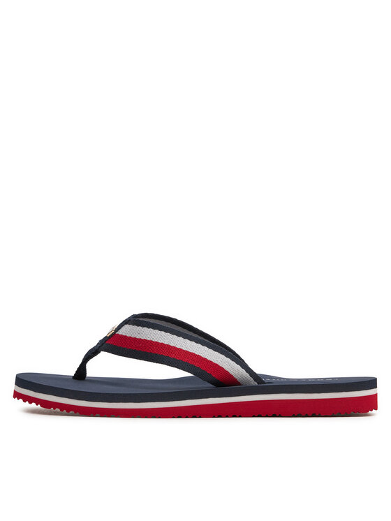 Tommy Hilfiger Japonke Tommy Hilfiger Corporate Beach Sandal FW0FW07986 Pisana