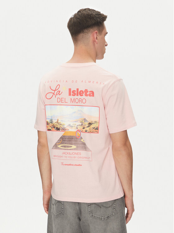 Jack & Jones Jack & Jones Футболка Almeria 12276785 Рожевий Relaxed Fit