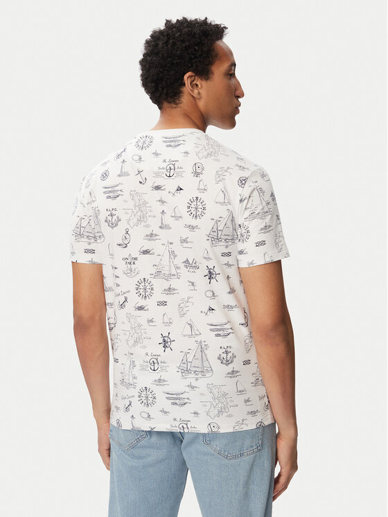 Polo Ralph Lauren Polo Ralph Lauren Camiseta 710B21924001 Blanco Custom Slim Fit