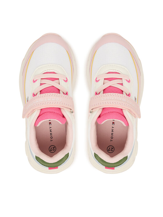Tommy Hilfiger Sneakers Tommy Hilfiger Low Cut Lace-Up/Velcro Sneaker T1A9-35107-1861 M Colorat