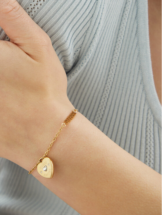 Guess Náramok Guess JUBB05 057JW Zlatá