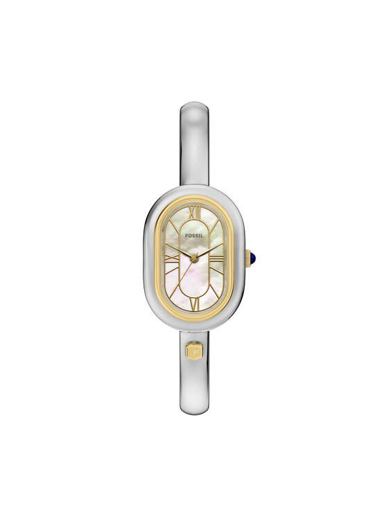 Fossil Годинник Fossil Sloan ES5455 Срібний