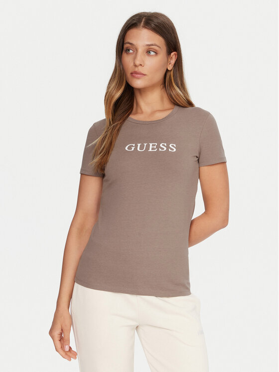 Guess Guess Футболка O5RI01 KBBU1 Бежевий Regular Fit
