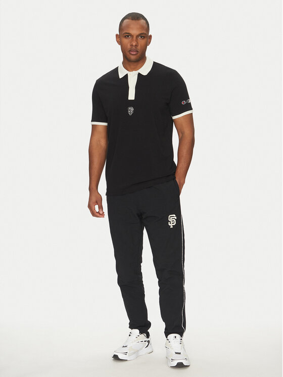 Champion Champion Поло 221044 Чорний Regular Fit