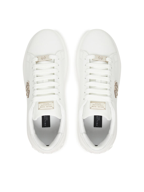 PHILIPP PLEIN Снікерcи PHILIPP PLEIN FAES USC0804 PLE075N Білий