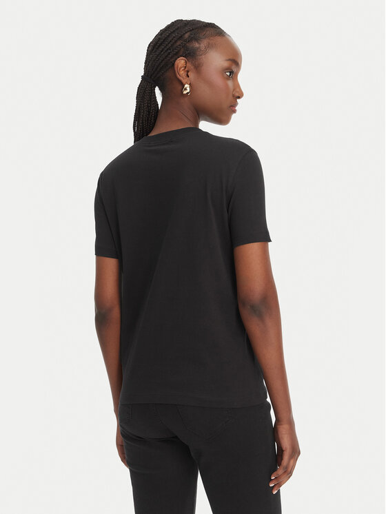 Versace Jeans Couture Versace Jeans Couture Camiseta 80HAHE02 CJ00E Negro Regular Fit