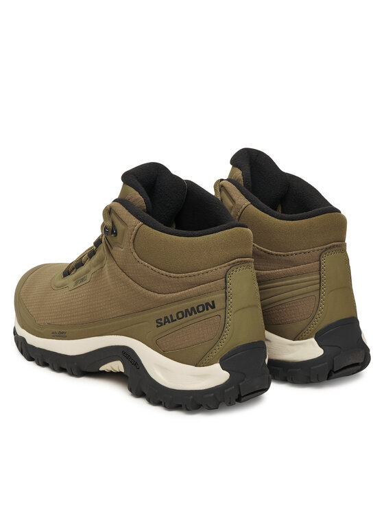 Salomon Pārgājienu apavi Salomon Shelter Waterproof L47974000 Haki