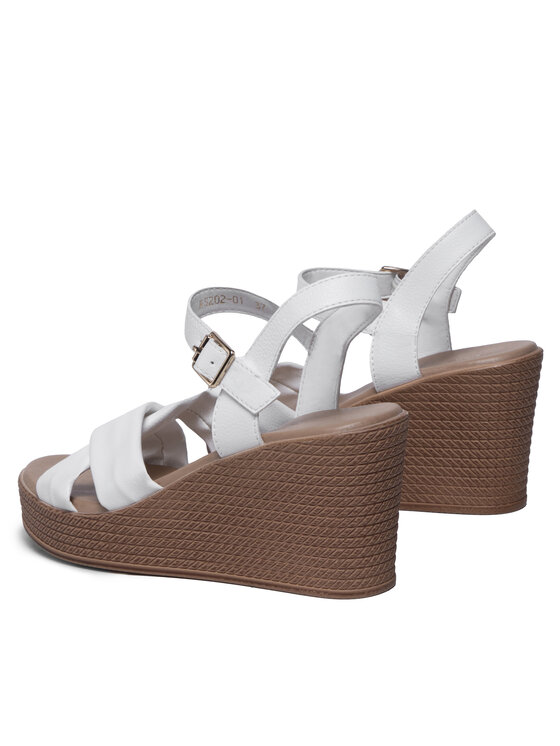 Clara Barson Sandali Clara Barson WS202-01 Bianco