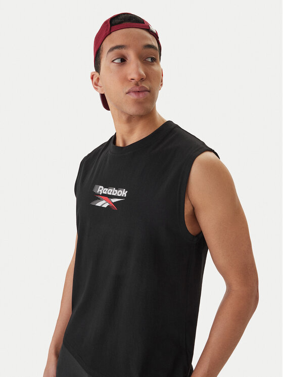 Reebok Reebok Camiseta sin mangas Bradshaw RK25560CCM Negro Regular Fit