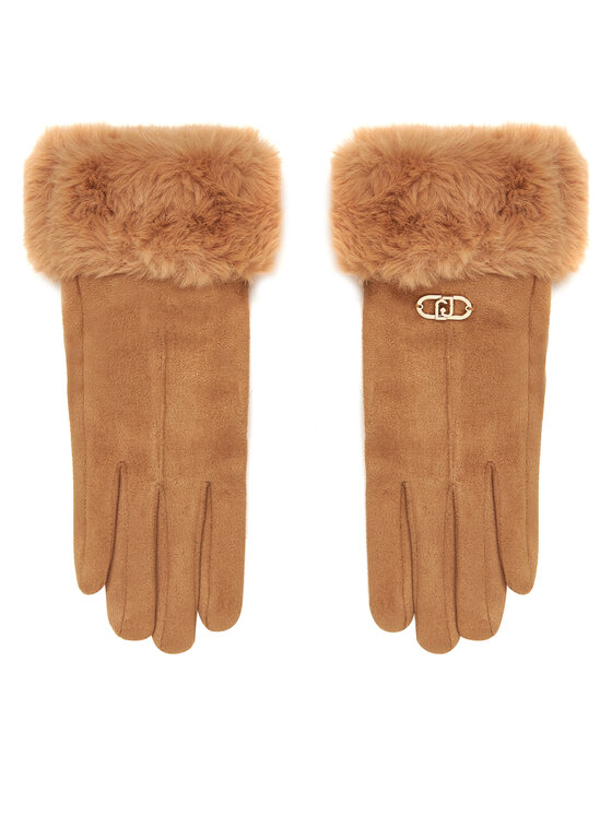 Liu Jo Dámské rukavice Liu Jo 2F5063 T0300 Hnědá