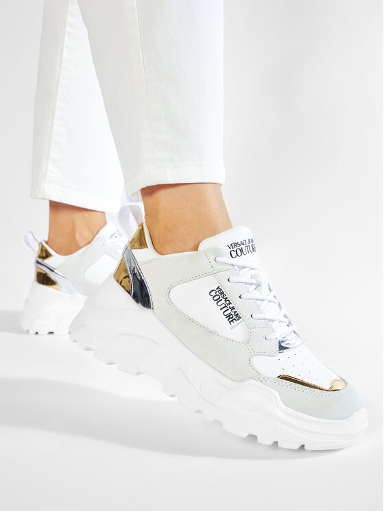 Versace Jeans Couture Сникърси Versace Jeans Couture 71VA3SC2 Бял