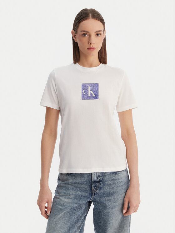 Calvin Klein Jeans Calvin Klein Jeans Camiseta LV047F819G Blanco Classic Fit