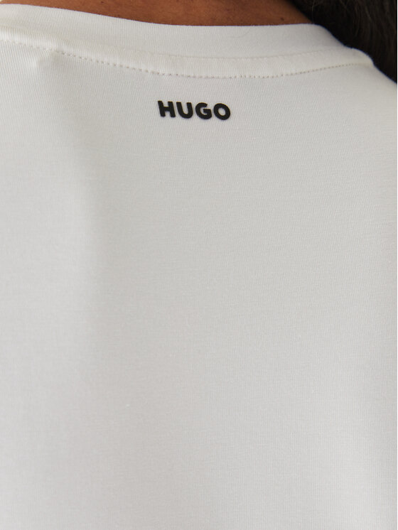 HUGO HUGO Футболка Darnelia 50515019 Білий Slim Fit
